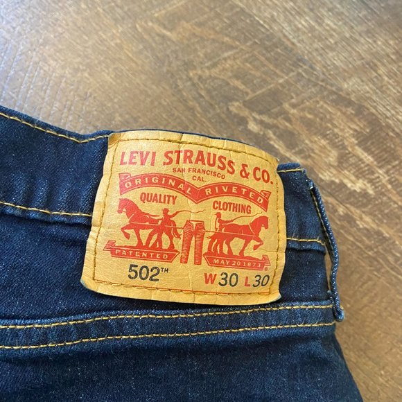 Levi's 502 Regular Taper Fit Jeans - 30x30 - Picture 7 of 7
